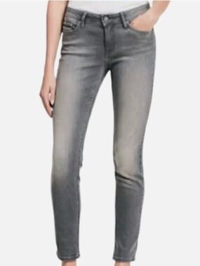 Calvin Klein Stonewashed Gray Denim Womens Size 8 NWOT